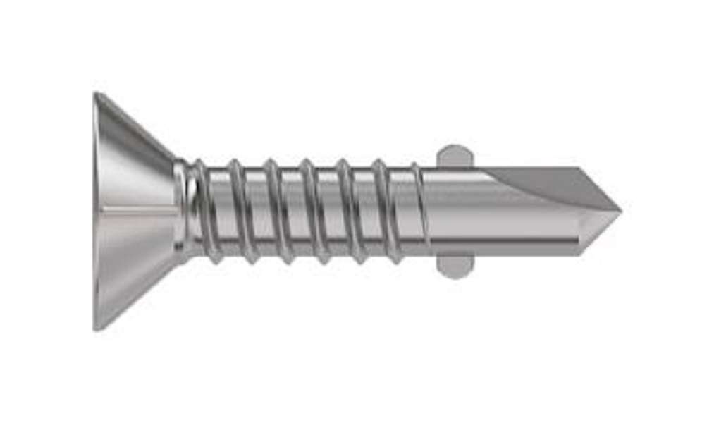 TR Fastenings (6.3 X 50 KTSTDX Z100 WINGED) Countersunk Head Screws