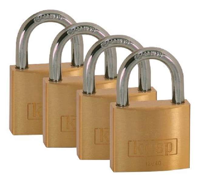 CK Tools (K12040D4) Padlock, Brass