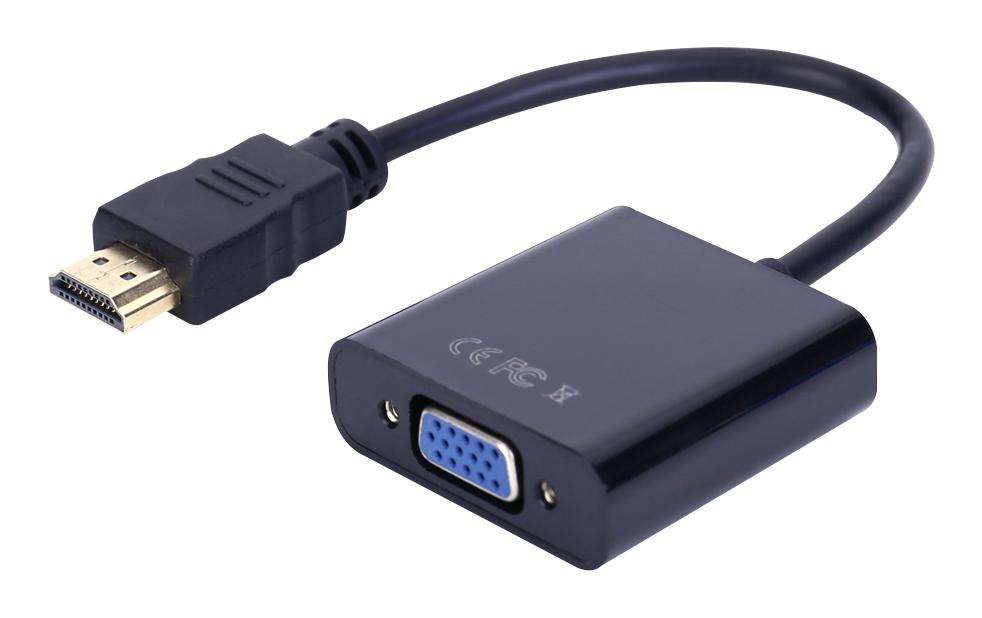 Multicomp Pro (PS000246) Audio Adapter, HDMI Plug, VGA Receptacle