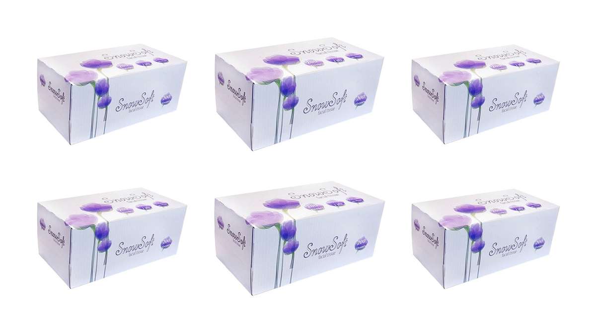 Snow Soft Tissues 200s - 6 Pack