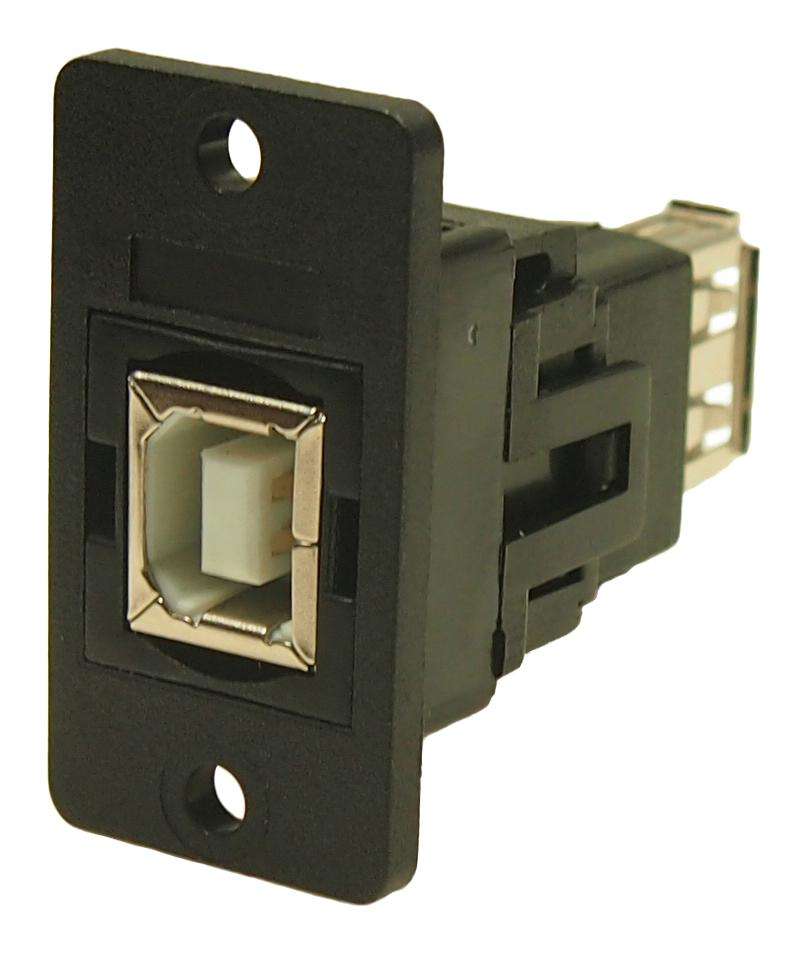 Cliff Electronic (CP30607NX1) USB Adapter, USB 2.0, Slim FeedThrough