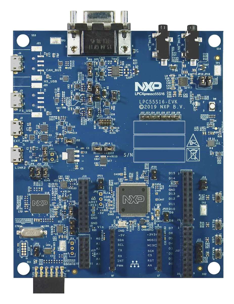 NXP (LPC55S16-EVK) Development Board, ARM Cortex-M33