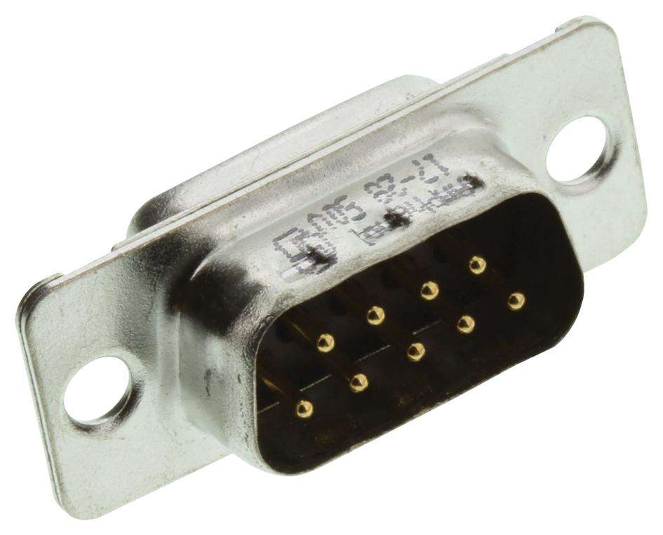 Amphenol (L717DE09P) D Sub Connector, DB9, Standard, Plug, 9 Contacts