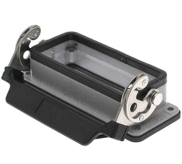 Ilme (CHI16L) Heavy Duty Connector, Base, Bulkhead Mount, 1 Lever