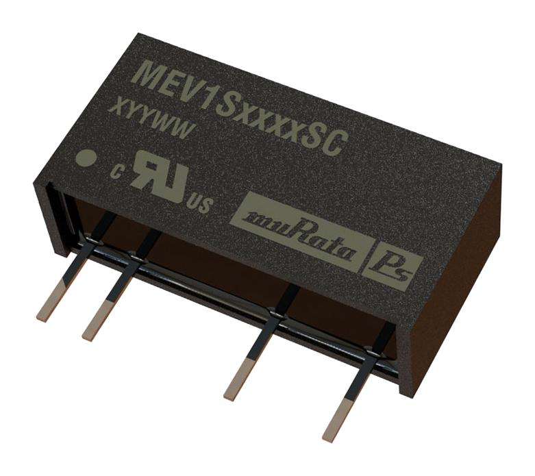 Murata Power (MEV1S0505SC) Isolated Through Hole DC/DC Converter, Output 5V