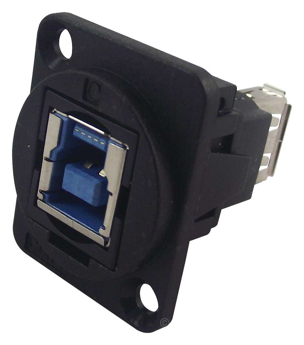Cliff Electronic (CP30206N) USB Adapter, Countersunk Hole, USB 3.0, FT
