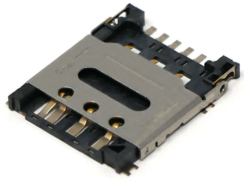 Gct (SIM8060-6-1-14-00-A) Memory Card Connector, Nano SIM, Hinged