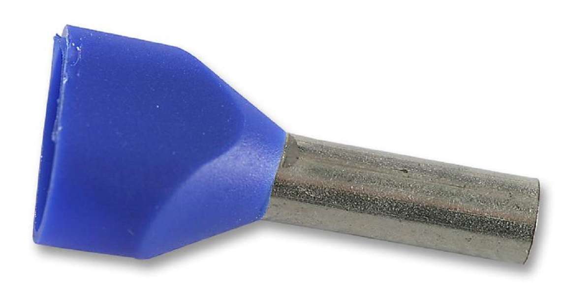 Weidmuller (9037500000) Wire Ferrule, Twin Entry, Twin Wire, 14 AWG, 2.5mm²