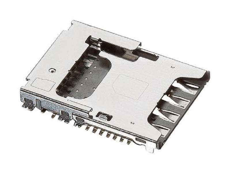 Hirose (KP15B-6S-SF(800)) Memory Card Connector, Combo - MicroSD