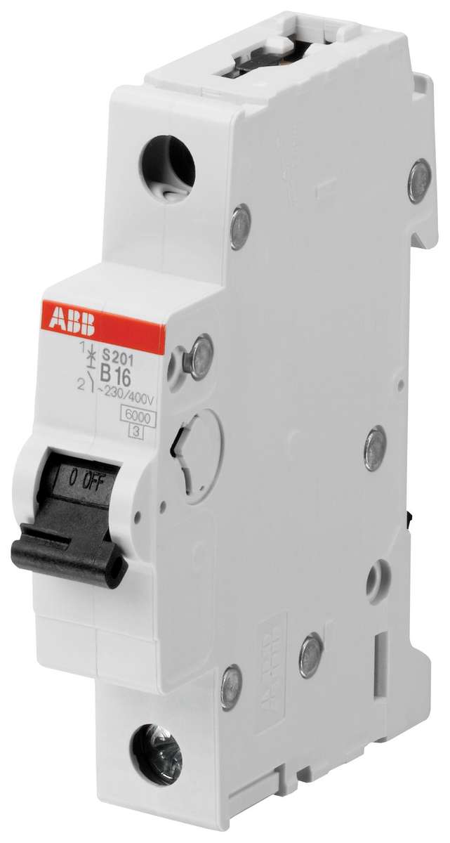 Schneider Electric (S201M-D6) Thermal Magnetic Circuit Breaker, 6A, 1 Pole