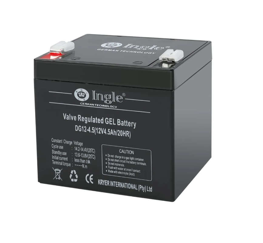Ingle DG12-4.5 12v 4.5ah/20hr Gel Battery