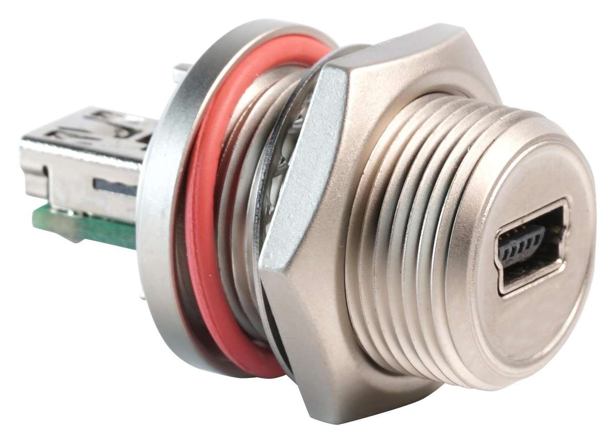 Multicomp Pro (MP002435) USB Adapter, Mini USB USB 2.0, IP68