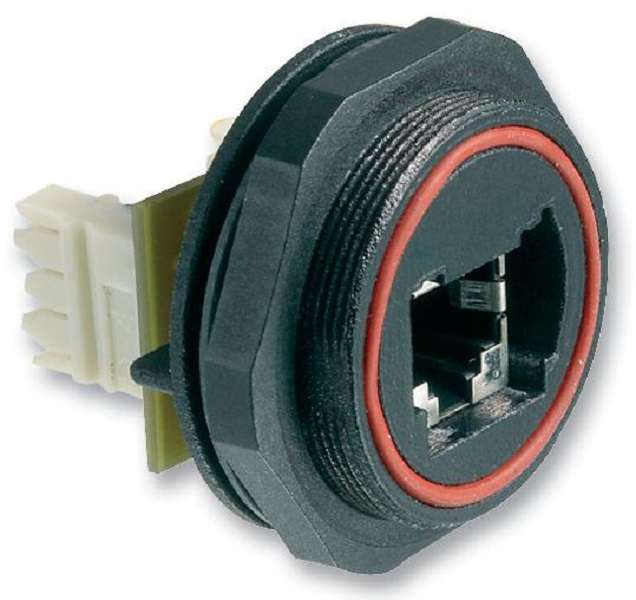 Bulgin Limited (PX0839/IDC) Modular Connector, RJ45 Jack, 1 x 1 (Port)