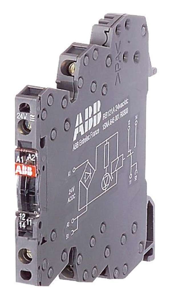 Abb (1SNA645001R0300) General Purpose Relay, Interface, SPDT, 24 V, 6 A