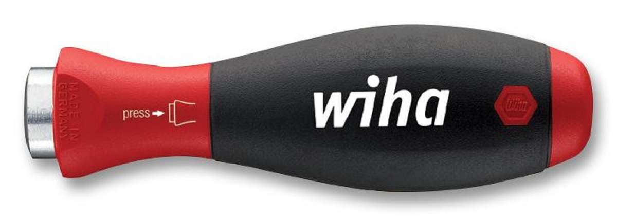 Wiha (284) Screwdriver Handle, System 6, SoftFinish®, Hex Retainer