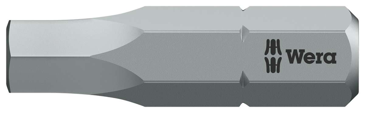 Wera (05056686001) Hex Driver Bit, Hex, 5.5mm Bit, 25 mm Overall