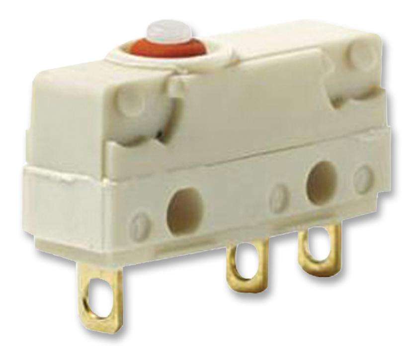 Saia-Burgess (V4NCT7) Microswitch, Subminiature, IP40, Snap Action