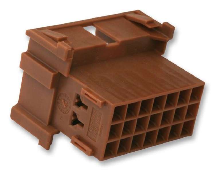 TE Connectivity (1-967630-1) Connector Housing,Plug, 21 Ways, 5 mm