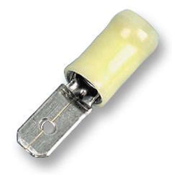 Multicomp Pro (MDD5-250) Quick Disconnect Terminal, 0.25" x 0.032", 12 AWG