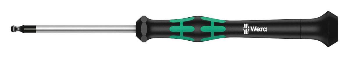 Wera (118089) 1.3mm x 60mm Round Blade Ball End Hexagon Screwdriver