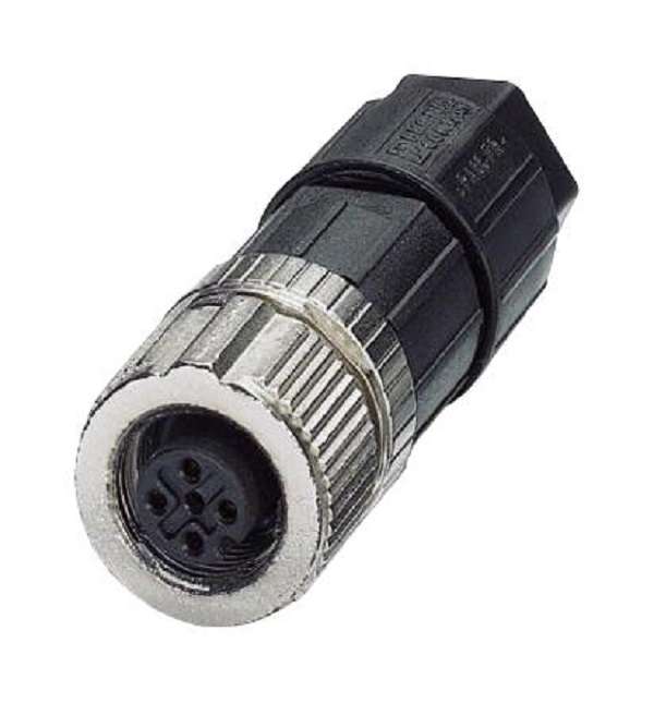 Phoenix Contact (1424652) Sensor Connector, M12, Female, 5 Positions