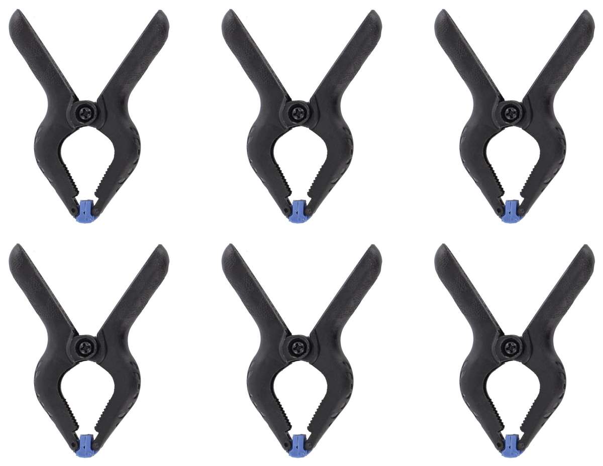 Multicomp Pro (MP002089) Nylon Grip Clamp Set, 6Pc, Large