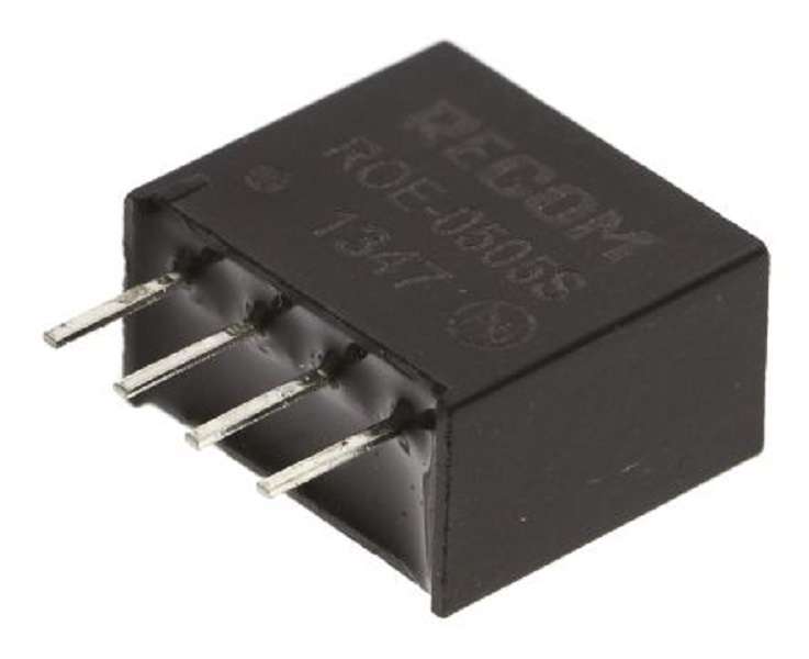 Recom Power (ROE-0505S) Isolated Through Hole DC/DC Converter, Output 5V