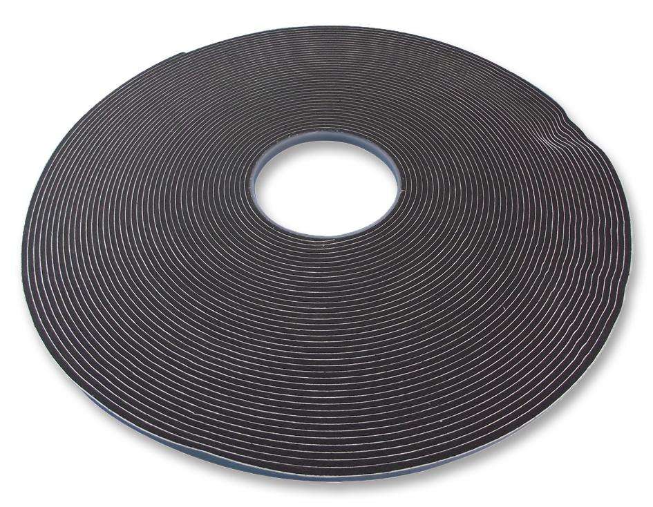 Multicomp Pro Sealing Tape, PVC, Black, 12 mm x 15 m