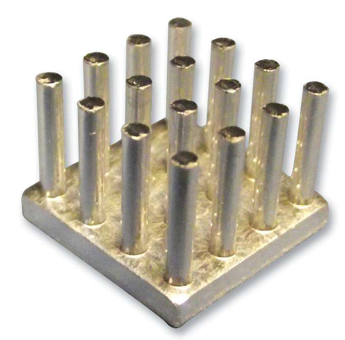 Fischer Elektronik (ICK S 14 X 14 X 10) Heat Sink, Square, 9.8 °C/W