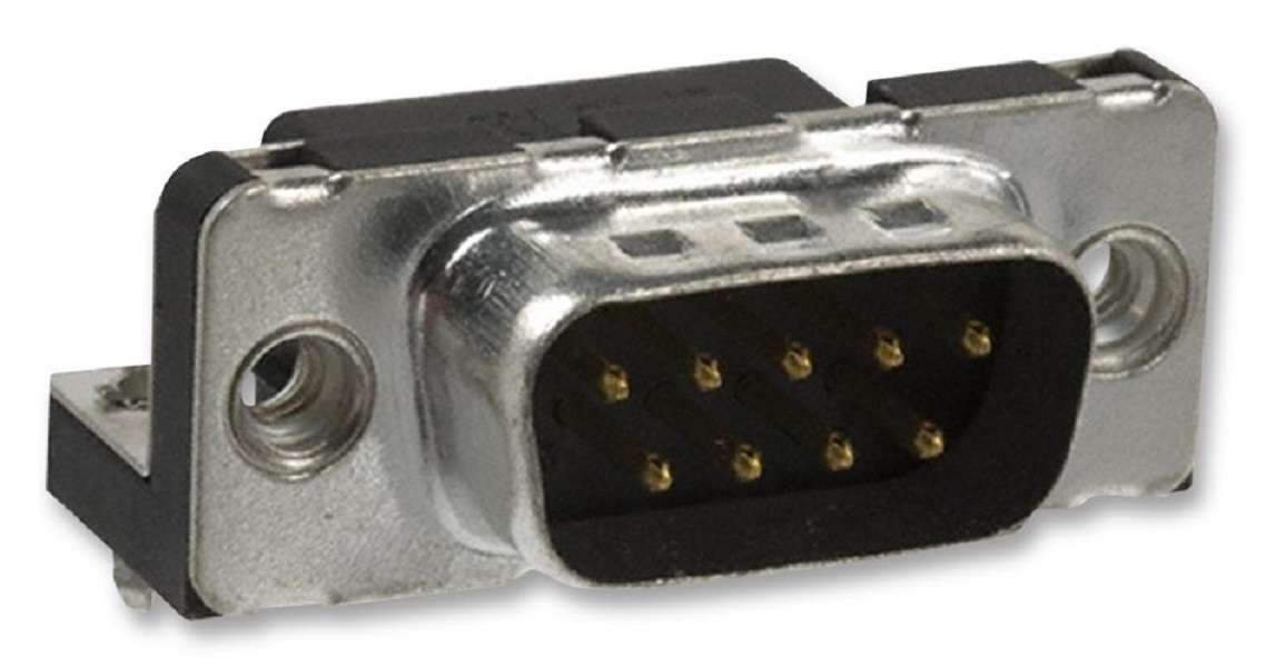 Amphenol (D09P33E4GX00LF) D Sub Connector, Plug, 9 Contacts
