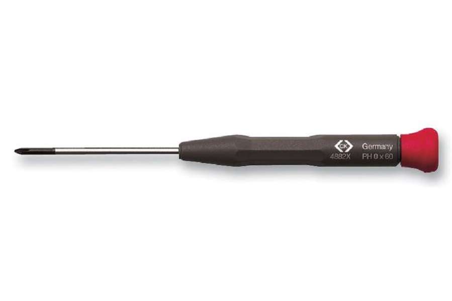 CK Tools (T4882X 1) Phillips Screwdriver, Electronic, #1 Tip, 80mm Blade