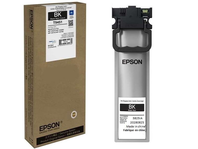 EPSON Ink Bag XL Black for WF-C5290 / WF-C5790