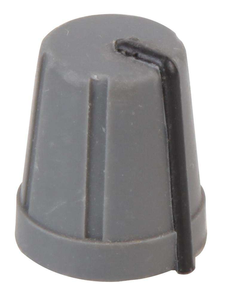Multicomp Pro (CR-R4-6) Knob, Round with Indicator Line, 6 mm, 13.2 mm