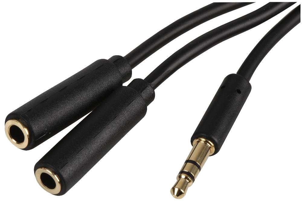 Pro Signal PSG3102-1M Audio / Video Cable Assembly, 3.28 ft, 1 m, Black