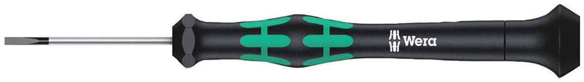 Wera (05118002001) Screwdriver Slotted, Kraftform Micro, 1.5mm Tip