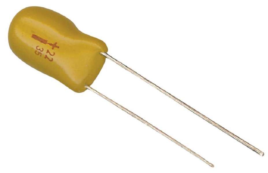Multicomp Pro (MCTAR35V106KE) Tantalum Capacitor, 10 µF, 35 V, ± 10%