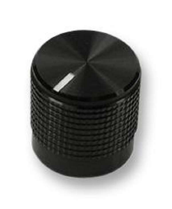 Multicomp Pro (MP7223) Knob, Splined Shaft, 6 mm, Aluminium