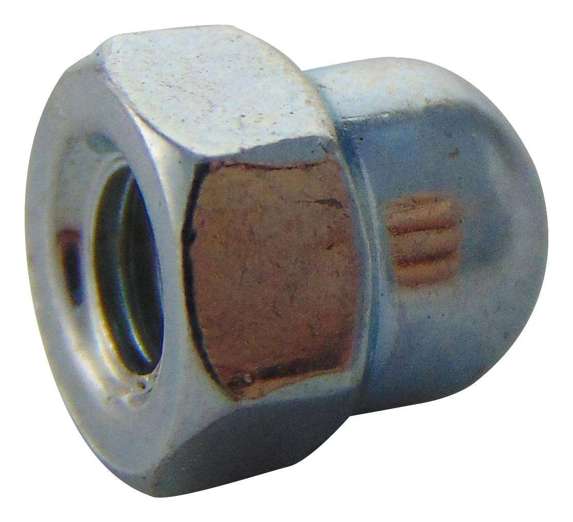 TR Fastenings (M4- DNST-Z100-) Nut, Dome, M4, Steel