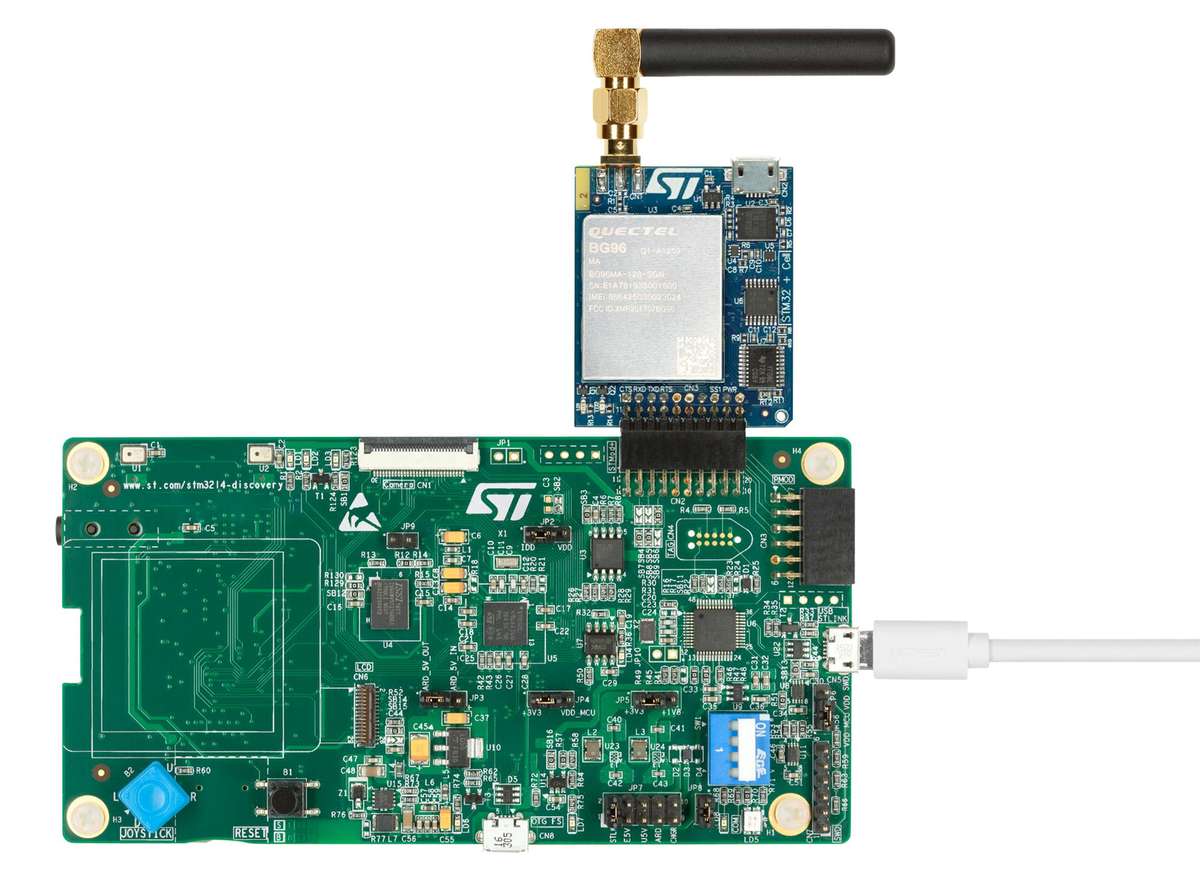 STMicroelectronics (P-L496G-CELL02) Dev Board,STM32L496AGI6 MCU