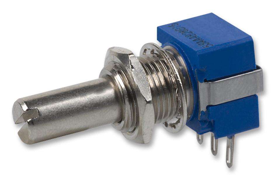 Bourns (93A1A-B28-A15L) Rotary Potentiometer, Cermet, 10 kohm, 1 Turns