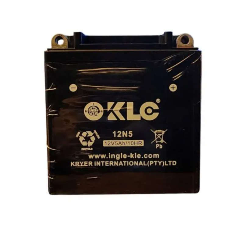 KLE 12N5 12V 5AH/10HR Motorcycle Battery