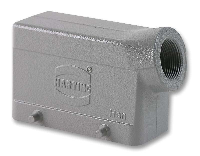 Harting (19300161521) Heavy Duty Connector, M25 Side Entry, 4 Pegs