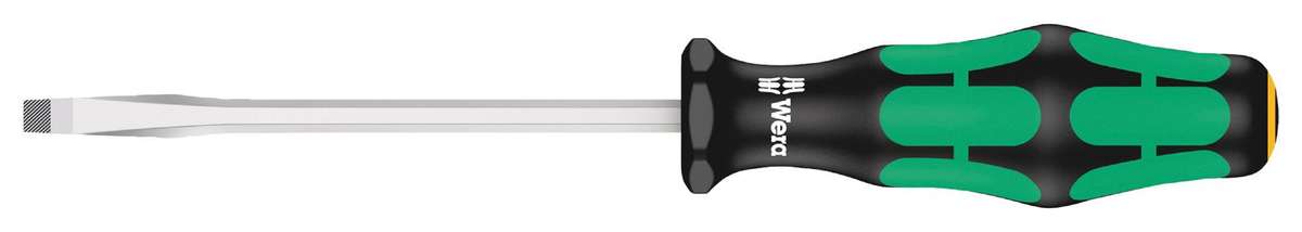 Wera (007671) Screwdriver, Slotted, Hexagon, 90 mm Blade, 4 mm Tip