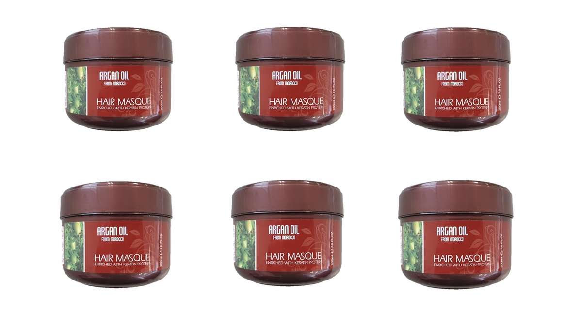 Argan Oil Keratin Hair Masque 200ml - 6 Pack