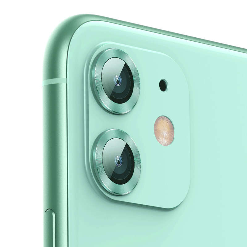 Baseus Alloy Lens Protection Ring for iPhone 11 or 11 Pro/11 Pro Max - Green - Apple iPhone 11