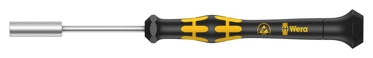 Wera (030151) 5.5mm x 60mm ESD Precision Round Blade Nut Driver
