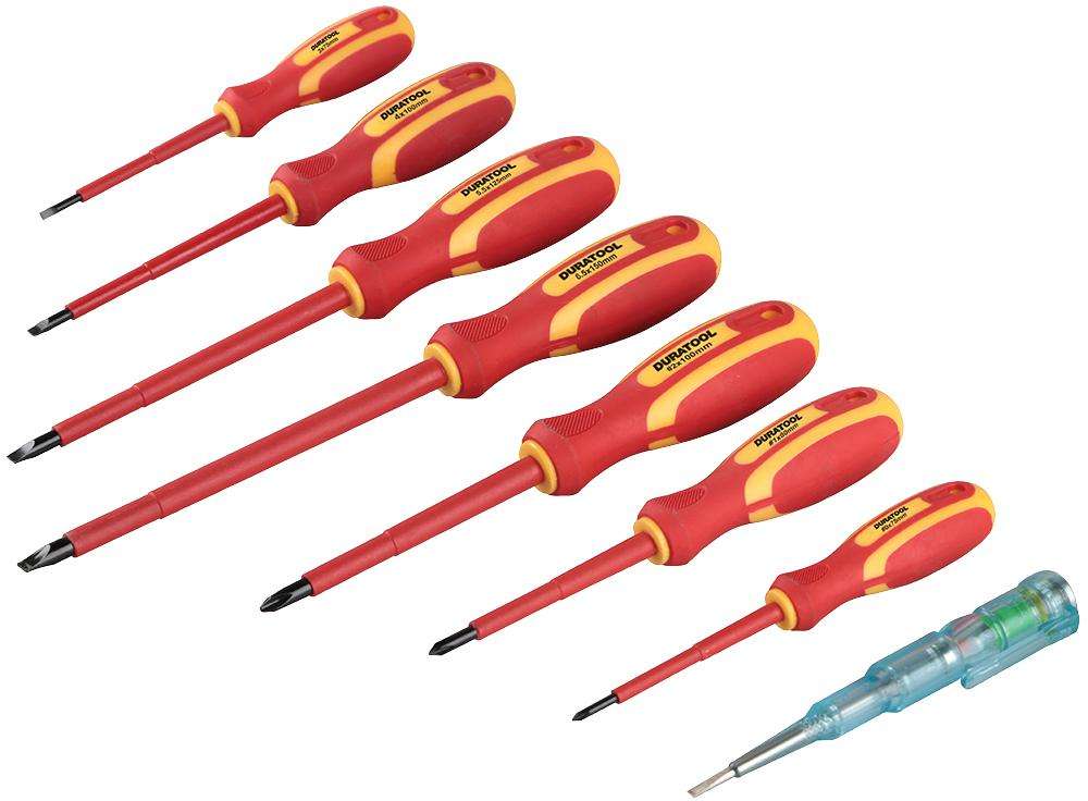 Duratool (D03298) VDE Screwdriver Set, 7 Piece