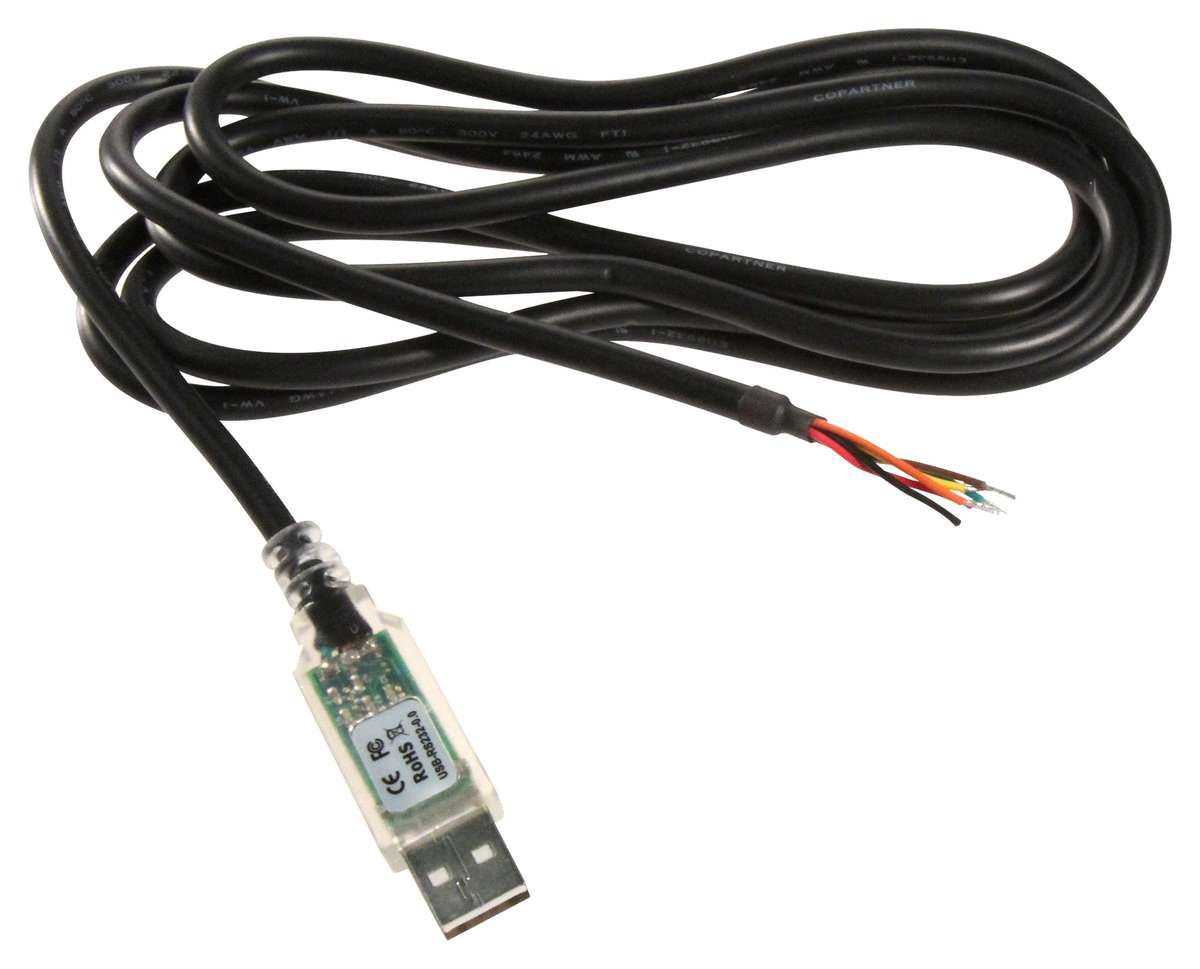 Ftdi (USB-RS232-WE-1800-BT_3.3) Cable, USB to RS232 Converter, Wire-End 3V3
