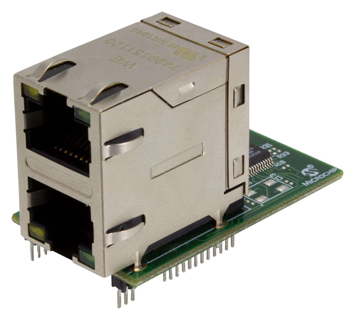 Microchip (AC320004-7) Add-On Board, KSZ8863 Ethernet PHY Board