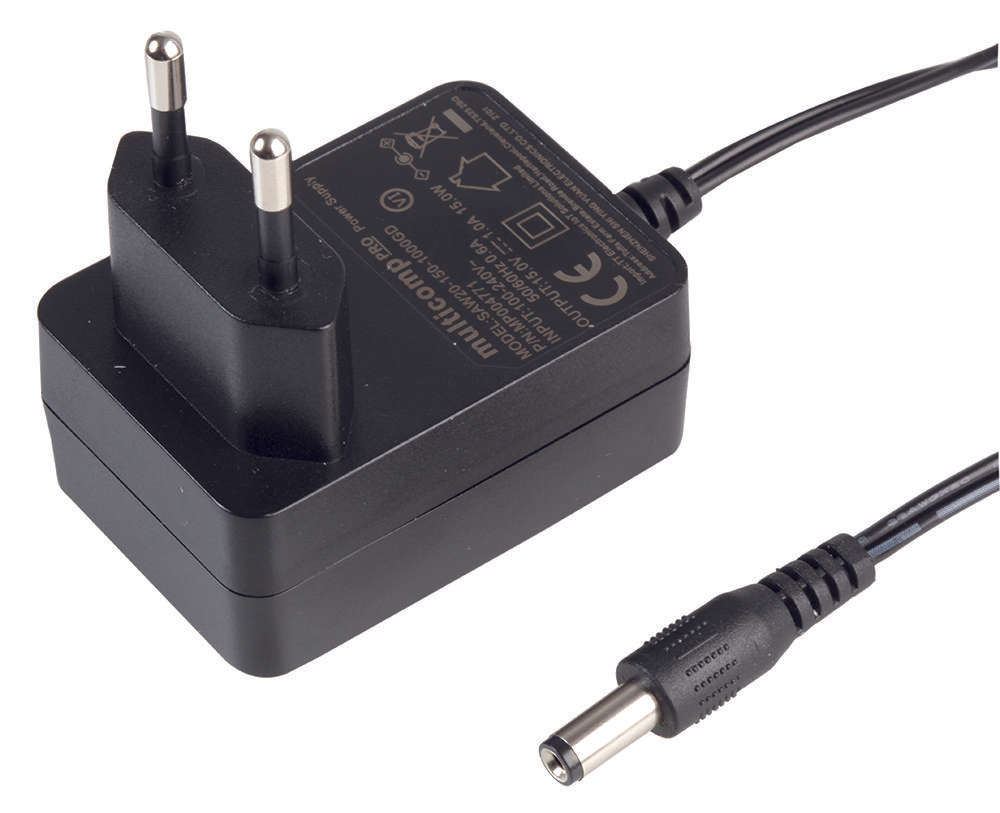 Multicomp Pro (MP004771) AC/DC Power Supply, 15 W, 15 V, 1 A